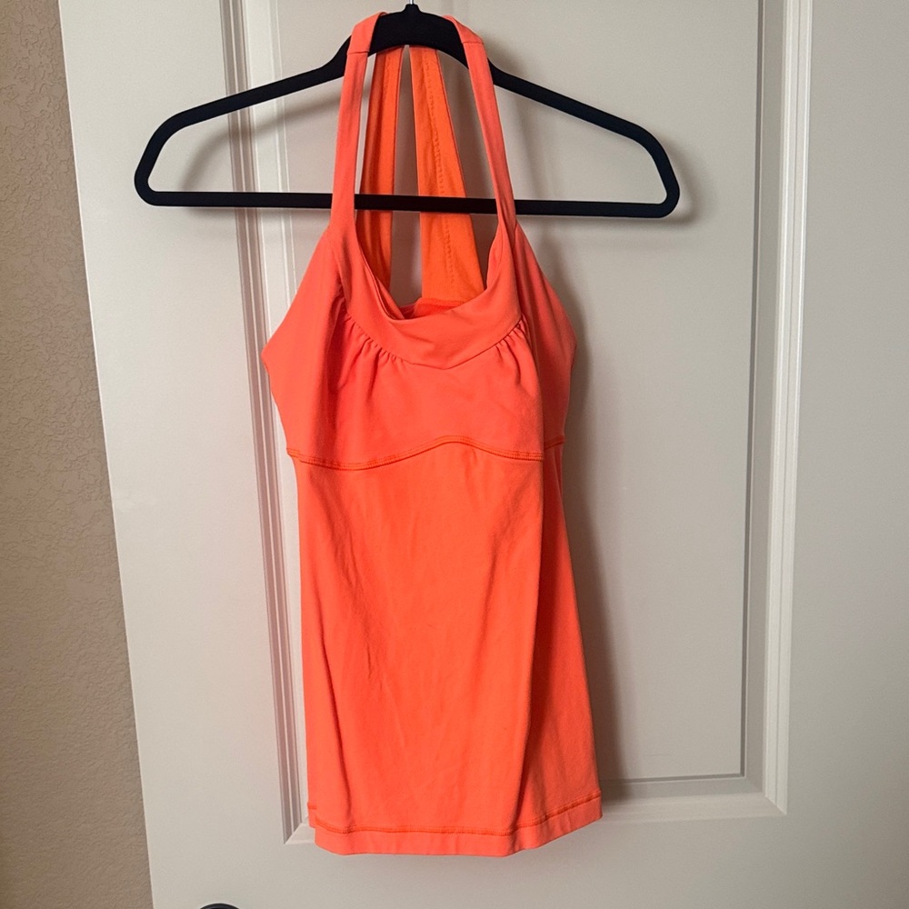 lululemon athletica Orange Tank Top